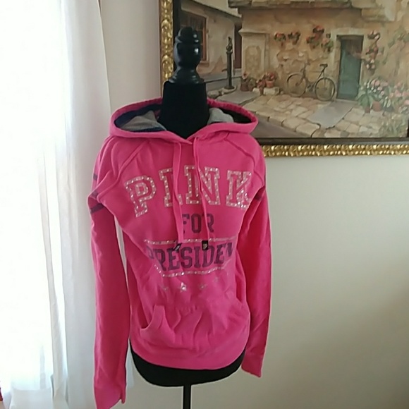 PINK Victoria's Secret Tops - V.S. PINK hoodie sweatshirt size small